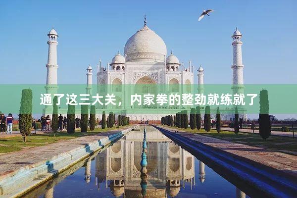 通了这三大关，内家拳的整劲就练就了