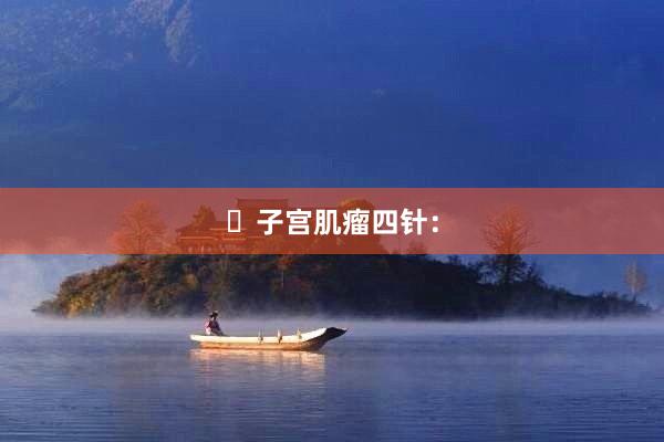​子宫肌瘤四针：